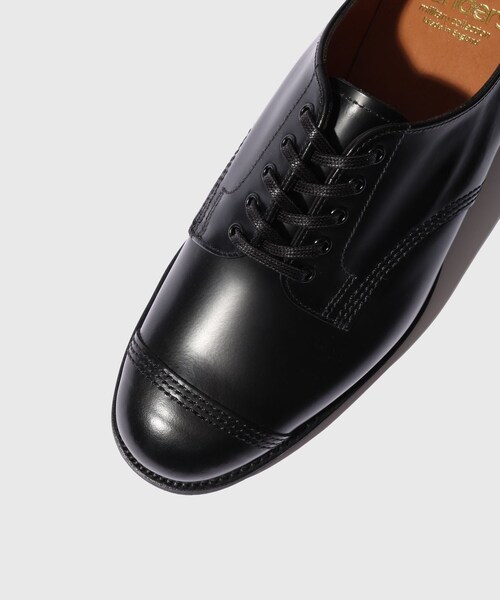 ADAM ET ROPE'（アダムエロペ）の「【SANDERS/サンダース】MILITARY DERBY SHOE（ドレスシューズ・メンズ・ブラック・24.5/25.0/25.5/26.0/26.5/27.0/27.5/28.0）」の14枚目の写真