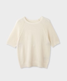 ROPE' | 【一部店舗限定】【REALM（レルム）】HALF SLEEVE KNIT｜5分袖ニット(ニット/セーター)