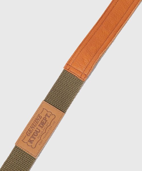 ADAM ET ROPE'（アダムエロペ）の「【KYOU/キョウ】JUICE.01 Action Leather combi Belt（ベルト・メンズ・ブラック/キナリ/オリーブ・F）」の10枚目の写真