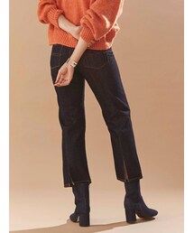 Ungrid | ワンウォッシュバックスリットデニム(デニムパンツ)