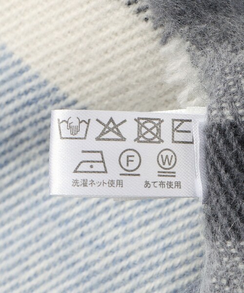 ROPE' PICNIC（ロペピクニック）の「チェックストール（ストール/ショール・レディース・ベージュ/ブルー系/レッド系・F）」の12枚目の写真