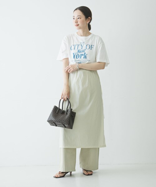 URBAN RESEARCH(アーバンリサーチ)の「シアーミディレイヤードスカート(スカート・レディース・BLACK/BUTTER・FREE)」の16枚目の写真