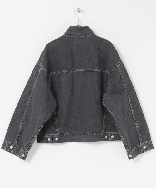 かぐれ（カグレ）の「HARi　WIDE SLEEVE DENIM JACKET（デニムジャケット・レディース・BLACK・2）」の17枚目の写真