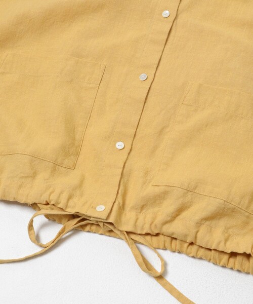 URBAN RESEARCH(アーバンリサーチ)の「ラミーレーヨンハーフスリーブシャツ(シャツ/ブラウス・レディース・NAVY/YEL BEIGE/WHITE・Free)」の20枚目の写真