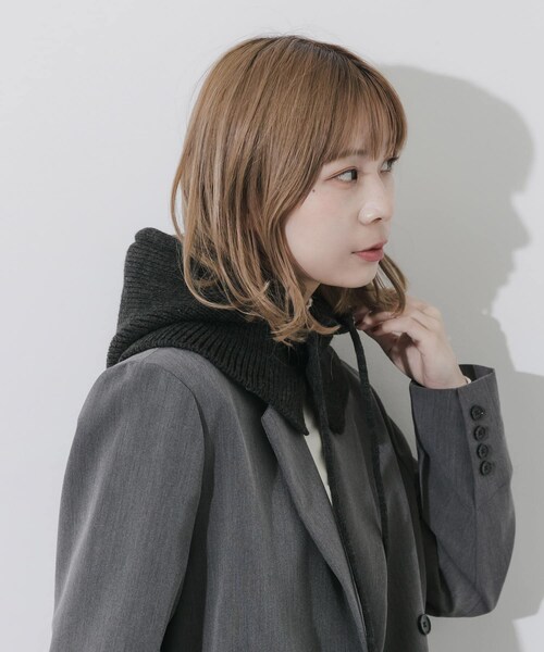 SMELLY（スメリー）の「リブニットバラクラバ（ニットキャップ/ビーニー・レディース・IVO/CGR・-）」の21枚目の写真