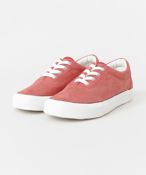 RODE SKO（ロデスコ）の「BO スエード調レースアップスニーカー∴（スニーカー・レディース・SALMON/WHITE/GREIGE・36/37/38）」の16枚目の写真