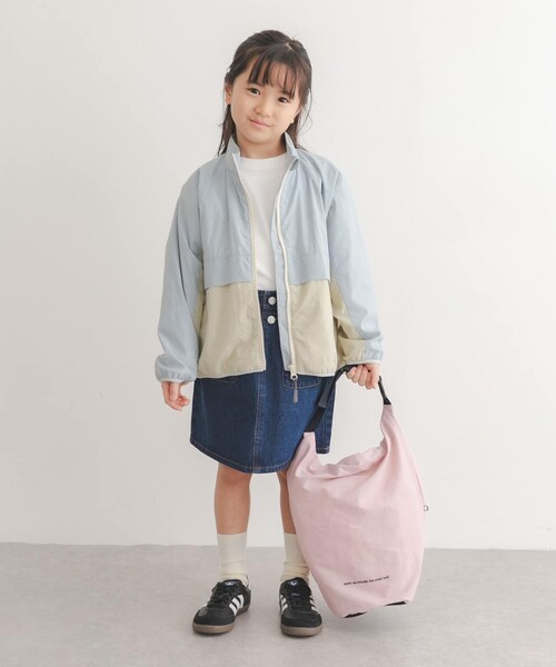 URBAN RESEARCH DOORS(アーバンリサーチドアーズ)の「撥水ロールアップバッグ(KIDS)(その他・キッズ・NVY×GRN/PNK×NVY・One)」の13枚目の写真