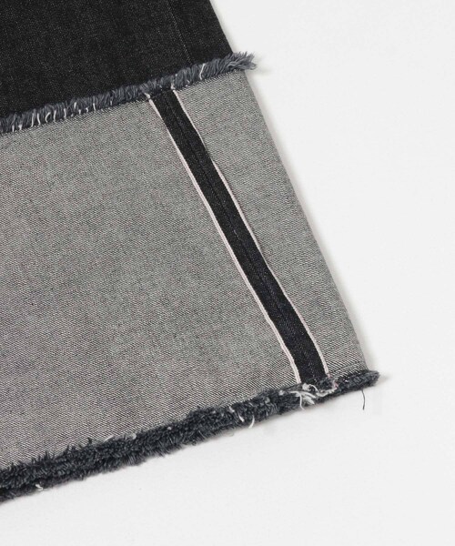 URBAN RESEARCH(アーバンリサーチ)の「LIVINGTONE DOLK4 - Flair culottes(デニムパンツ・レディース・BLK WHT/BLACK・34/36)」の8枚目の写真