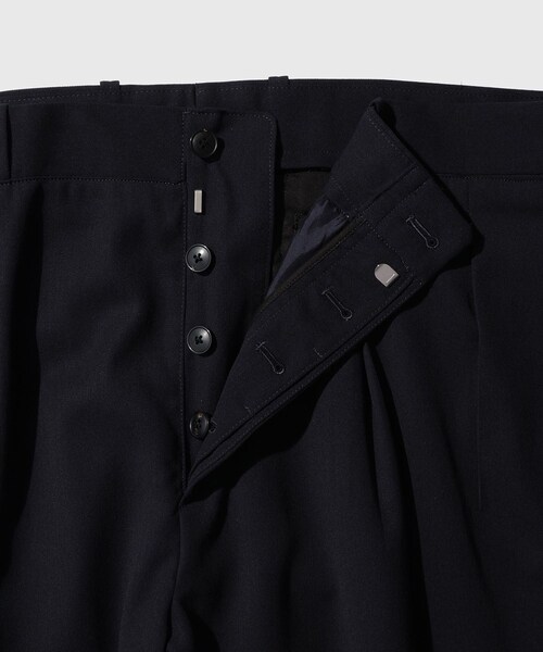ADAM ET ROPE'(アダムエロペ)の「【HEUGN/ユーゲン】UTAH French wool 2pq(スラックス・メンズ・ネイビー・1/2/3/4)」の7枚目の写真