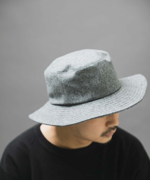 URBAN RESEARCH(アーバンリサーチ)の「『別注』KIJIMA TAKAYUKI×URBAN RESEARCH ウールフランネルハット(ハット・メンズ・40 NAVY/01 BLACK/04 GRAY・2)」の10枚目の写真