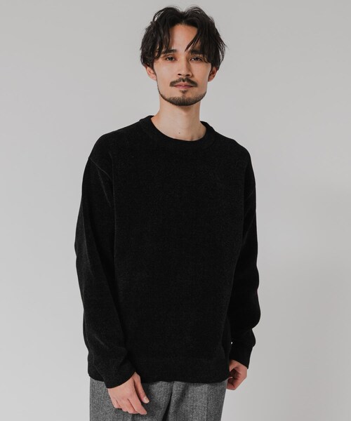 URBAN RESEARCH（アーバンリサーチ）の「モールニットプルオーバー（ニット/セーター・メンズ・IVORY/S.GREEN/GRAY/BLACK・M/L）」の20枚目の写真