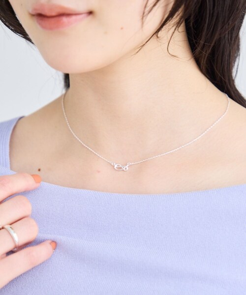 VIS（ビス）の「ノットデザインネックレス（ネックレス・レディース・ゴールド/シルバー・F）」の8枚目の写真