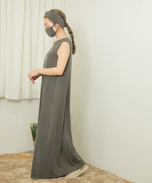 ITEMS URBANRESEARCH（アイテムズ アーバンリサーチ）の「ワンマイルトップス+ワンピ4点SET（その他アンダーウェア/インナー・レディース・PINK BEIGE/LIGHTKHAKI/DARK GRAY・one）」の13枚目の写真