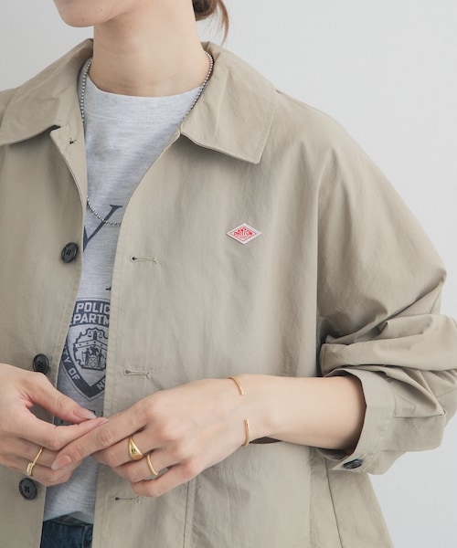 URBAN RESEARCH DOORS（アーバンリサーチドアーズ）の「DANTON　DOLMAN SLEEVE JACKET（テーラードジャケット・レディース・BEIGE/BLUE/GREIGE・36）」の6枚目の写真