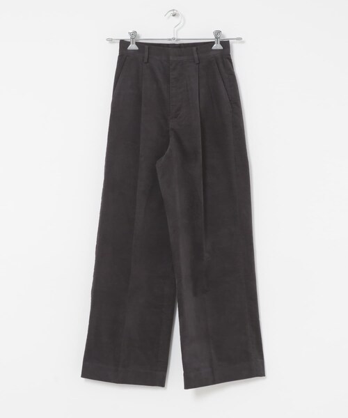 URBAN RESEARCH ROSSO（アーバンリサーチロッソ）の「ベロアストレートスラックス（その他パンツ・レディース・CHARCOAL/MINT・36/38）」の4枚目の写真