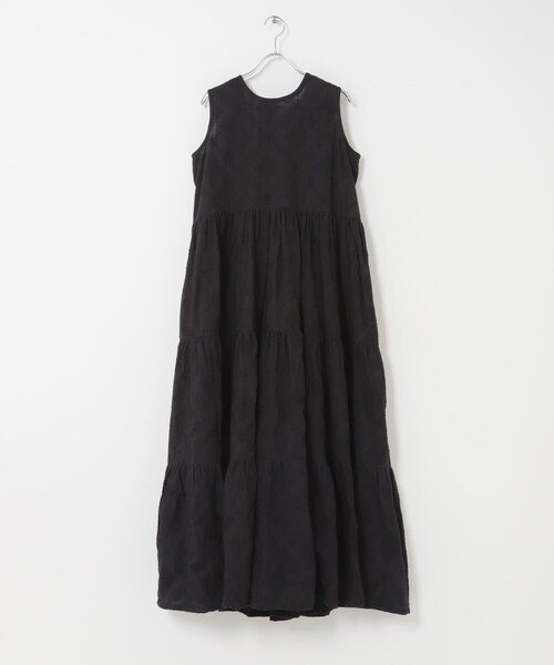 URBAN RESEARCH ROSSO（アーバンリサーチロッソ）の「インドコットン バックシャンワンピース（ワンピース・レディース・BLACK/BLUE・Free）」の11枚目の写真