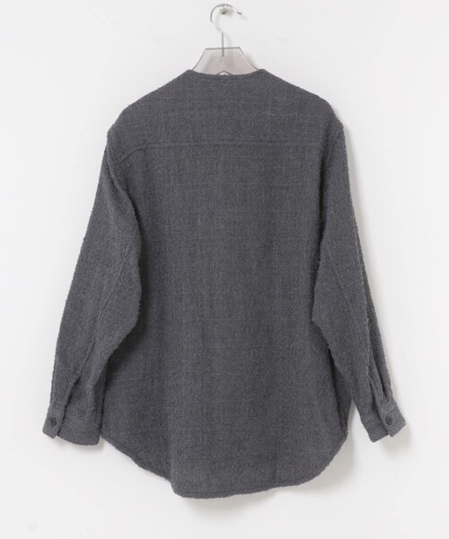 URBAN RESEARCH（アーバンリサーチ）の「nonnotte　No Collar shirts Jacket（ノーカラージャケット・メンズ・Cha.Top・4）」の4枚目の写真