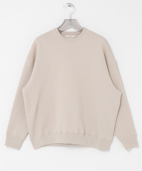 URBAN RESEARCH（アーバンリサーチ）の「FUJI　CREW NECK SWEAT（スウェット・メンズ・BLACK/BEIGE・4/5）」の2枚目の写真
