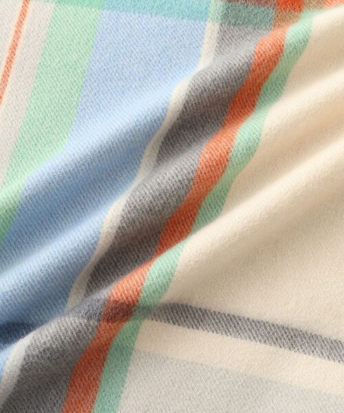 ADAM ET ROPE'(アダムエロペ)の「【J'aDoRe・一部店舗限定】【Joshua Ellis(ジョシュアエリス)】CPGストール(ストール/ショール・レディース・オフホワイト/ベージュ系/グリーン系/ブルー系/レッド系・F)」の20枚目の写真