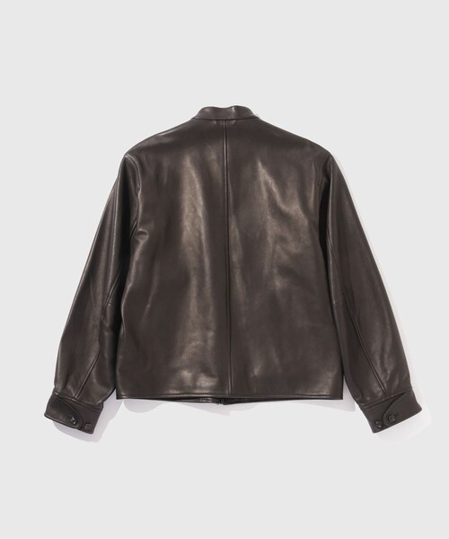 blurhms/ブラームス】Lamb Leather Zip Short Jacket 【公式通販】