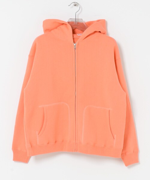 URBAN RESEARCH（アーバンリサーチ）の「YOUNG&OLSEN　GOOD OLD SWEAT ZIP PARKA（パーカー・メンズ・VTG ORANGE/VTG BLUE・4/5）」の17枚目の写真