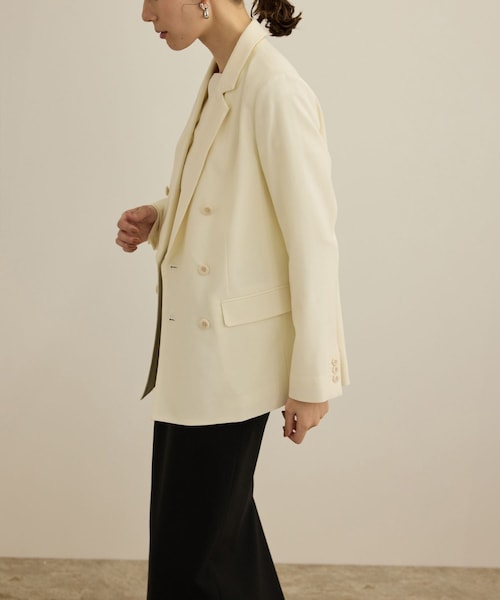 ROPE'（ロペ）の「ウールテーラードジャケット/撥水（テーラードジャケット・レディース・ブラック/ホワイト・36/38）」の9枚目の写真
