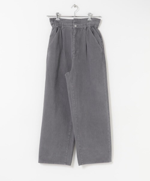 KBF（ケイビーエフ）の「フリルウエストツイルパンツ（その他パンツ・レディース・BEIGE/GRAY/BROWN・One）」の11枚目の写真