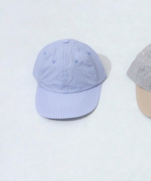 URBAN RESEARCH（アーバンリサーチ）の「Share the Fantasy　6 panel long brim cap（キャップ・メンズ・SAX×BROWN・FREE）」の2枚目の写真