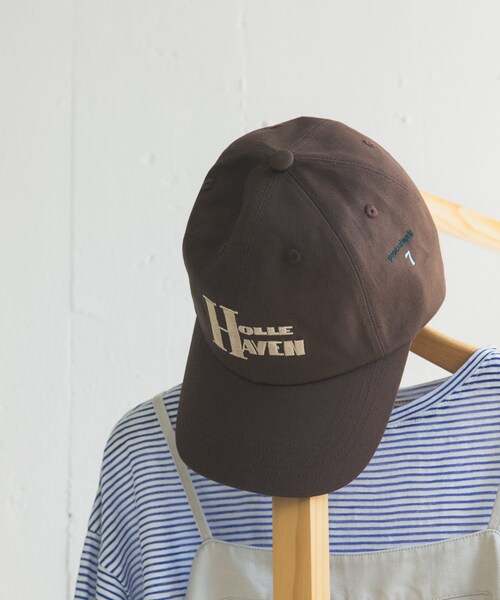 URBAN RESEARCH DOORS(アーバンリサーチドアーズ)の「LY BOEKEN CAP(キャップ・レディース・DARKBROWN/PINKORANGE/SANDGRAY・One)」の4枚目の写真