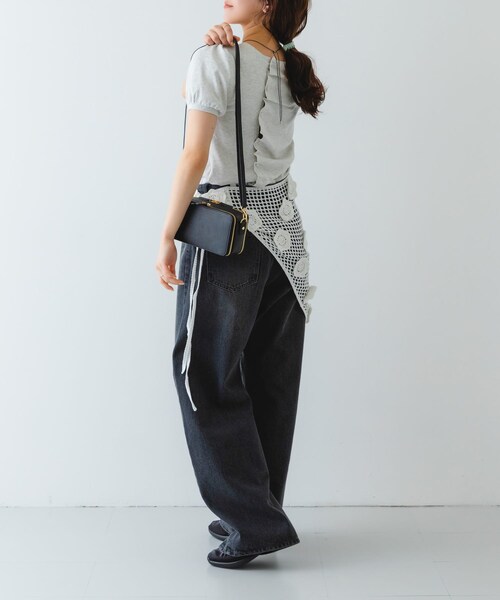 RODE SKO（ロデスコ）の「お財布ショルダーバッグ（ショルダーバッグ・レディース・SAX/BLACK/GREIGE・one）」の14枚目の写真