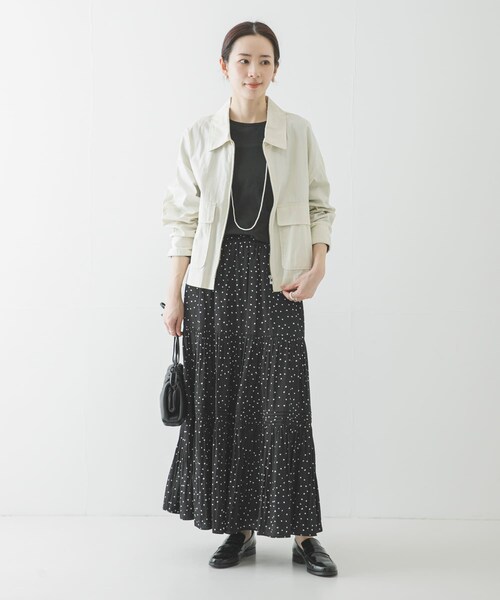 URBAN RESEARCH（アーバンリサーチ）の「コットンナイロンジップブルゾン（ブルゾン・レディース・KHAKI/IVORY・FREE）」の8枚目の写真