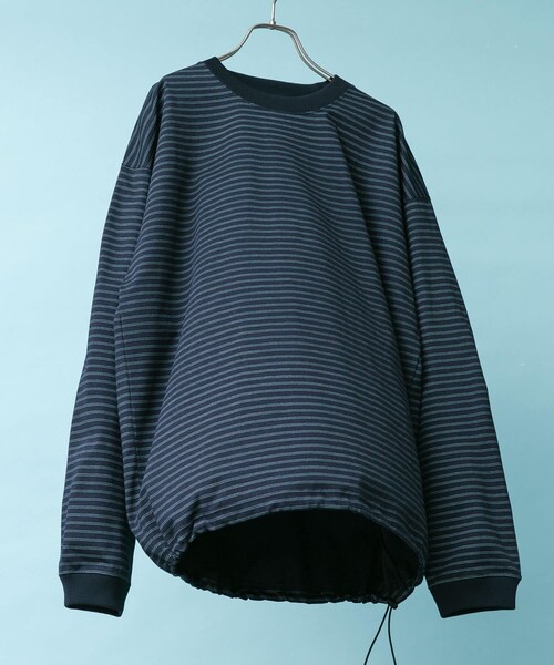 URBAN RESEARCH DOORS（アーバンリサーチドアーズ）の「『吸水速乾/接触冷感/イージーケア』クイックドライ ドロストロングスリーブTシャツ（Tシャツ/カットソー・メンズ・WHITE/GRAY/NVYxGRY/CHARCOAL・M/L）」の5枚目の写真