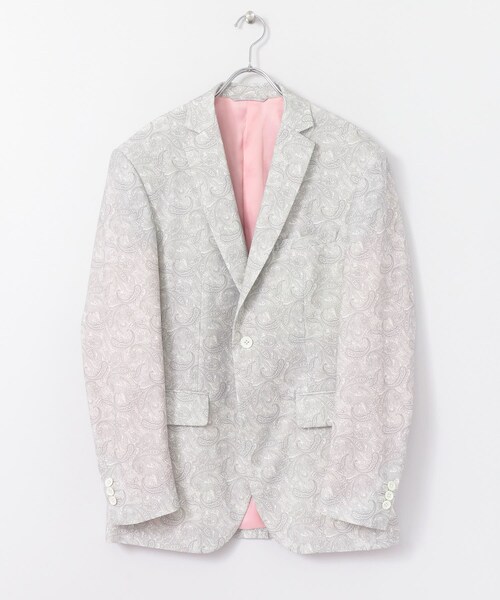 URBAN RESEARCH(アーバンリサーチ)の「MEHRABIAN55 by URBAN RESEARCH ペーズリーパターンノッチドジャケット(テーラードジャケット・メンズ・OFF/BEIGE/NAVY・44/46/48)」の12枚目の写真