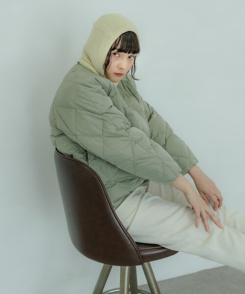 SMELLY（スメリー）の「ニットバラクラバ（ニットキャップ/ビーニー・レディース・GRY/IVO/BRN・-）」の11枚目の写真