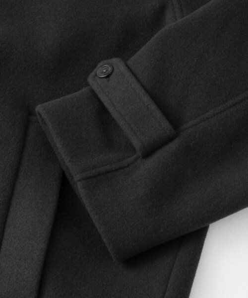 SENSE OF PLACE by URBAN RESEARCH（センスオブプレイスバイアーバンリサーチ）の「『ユニセックス』バルマカーンルーズコート（ステンカラーコート・メンズ・BLACK/D.BROWN/BLUE/BRN×BLK・M/L）」の13枚目の写真