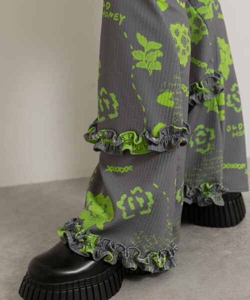 THE GOODLAND MARKET（ザグッドランドマーケット）の「old honey　50℃ pants（その他パンツ・レディース・white/gray・one）」の15枚目の写真