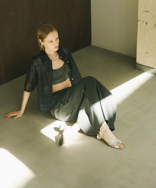 SENSE OF PLACE by URBAN RESEARCH（センスオブプレイスバイアーバンリサーチ）の「メタリックサンダル（サンダル・レディース・GOLD/SILVER・S/M/L）」の5枚目の写真