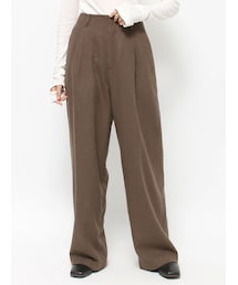 Ungrid | ウール混ルーズタックパンツ(その他パンツ)