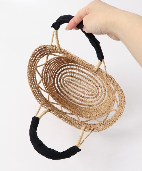 URBAN RESEARCH Sonny Label（アーバンリサーチサニーレーベル）の「TARANGO　カゴバッグ（かごバッグ・レディース・BLACK/OFF・one）」の11枚目の写真