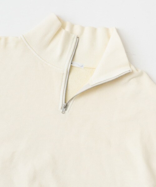 KBF（ケイビーエフ）の「ハーフZIPリメイクスウェット（スウェット・レディース・IVORY/L.BLUE/BROWN・one）」の12枚目の写真