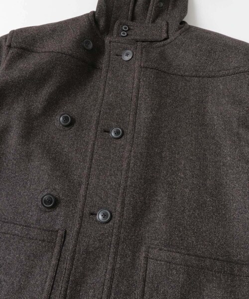URBAN RESEARCH(アーバンリサーチ)の「HERILL Blacksheep Duffelcoat(ダッフルコート・メンズ・Brown-hb・2)」の4枚目の写真