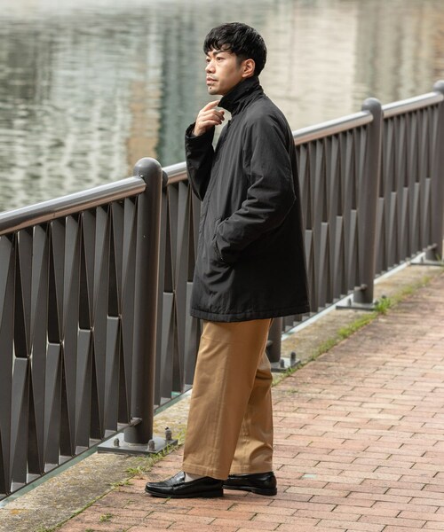 URBAN RESEARCH ROSSO(アーバンリサーチロッソ)の「『XLサイズあり』NOUVELLE中綿ステンカラーコート(ステンカラーコート・メンズ・BLACK/CHARCOAL・M/L/XL)」の10枚目の写真