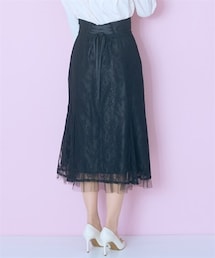 marun | ＜大きいサイズ＞バック編み上げレースマーメイドスカート marun(スカート)