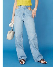 EVRIS | オープンウエストワイドデニムパンツ(デニムパンツ)