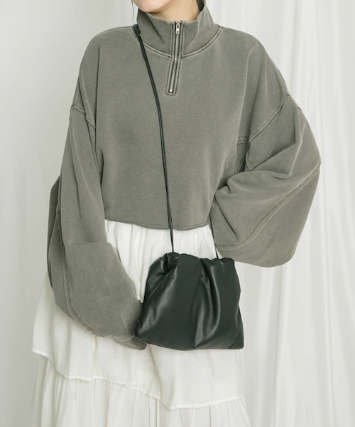 KBF（ケイビーエフ）の「ボールチェーンギャザーBAG（ハンドバッグ・レディース・SILVER/YELLOW/BLACK・one）」の6枚目の写真