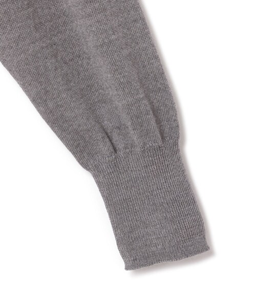 ROPE'(ロペ)の「SUPER160’sメリノウールカーディガン【ロロ・ピアーナ社製ウール使用】/アンサンブル対応(カーディガン/ボレロ・レディース・グレー/オフホワイト/ダークブラウン/ネイビー/ブルー/ピンク・F)」の9枚目の写真