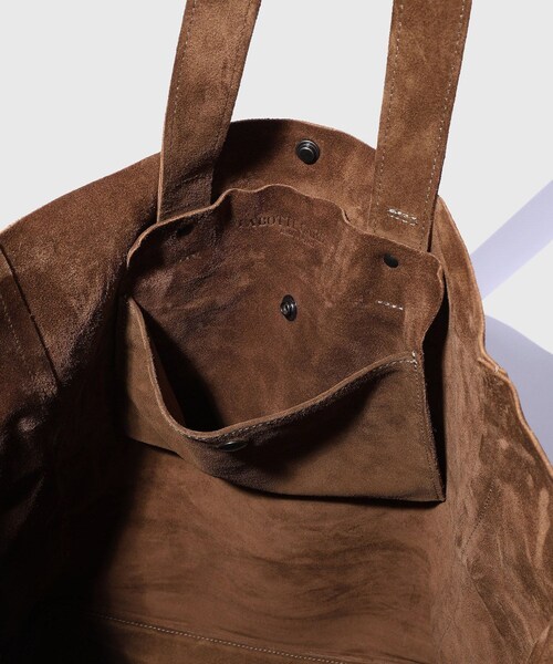 ADAM ET ROPE'(アダムエロペ)の「《別注》【La Botte Gardiane/ラボッテガーディアン】EX BAG SOLENE VELOURS(トートバッグ・メンズ・ベージュ・F)」の11枚目の写真