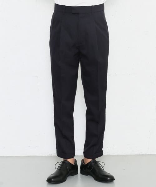 かぐれ（カグレ）の「BRAIN　wool twist yarn pants（その他パンツ・メンズ・CHA.GRAY/NAVY・3/4）」の8枚目の写真
