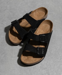 THE GOODLAND MARKET | BIRKENSTOCK　ARIZONA SUEDE BLACK (regular)(サンダル)