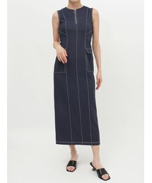 MURUA | ハーフジップタイトワンピース(ワンピース)